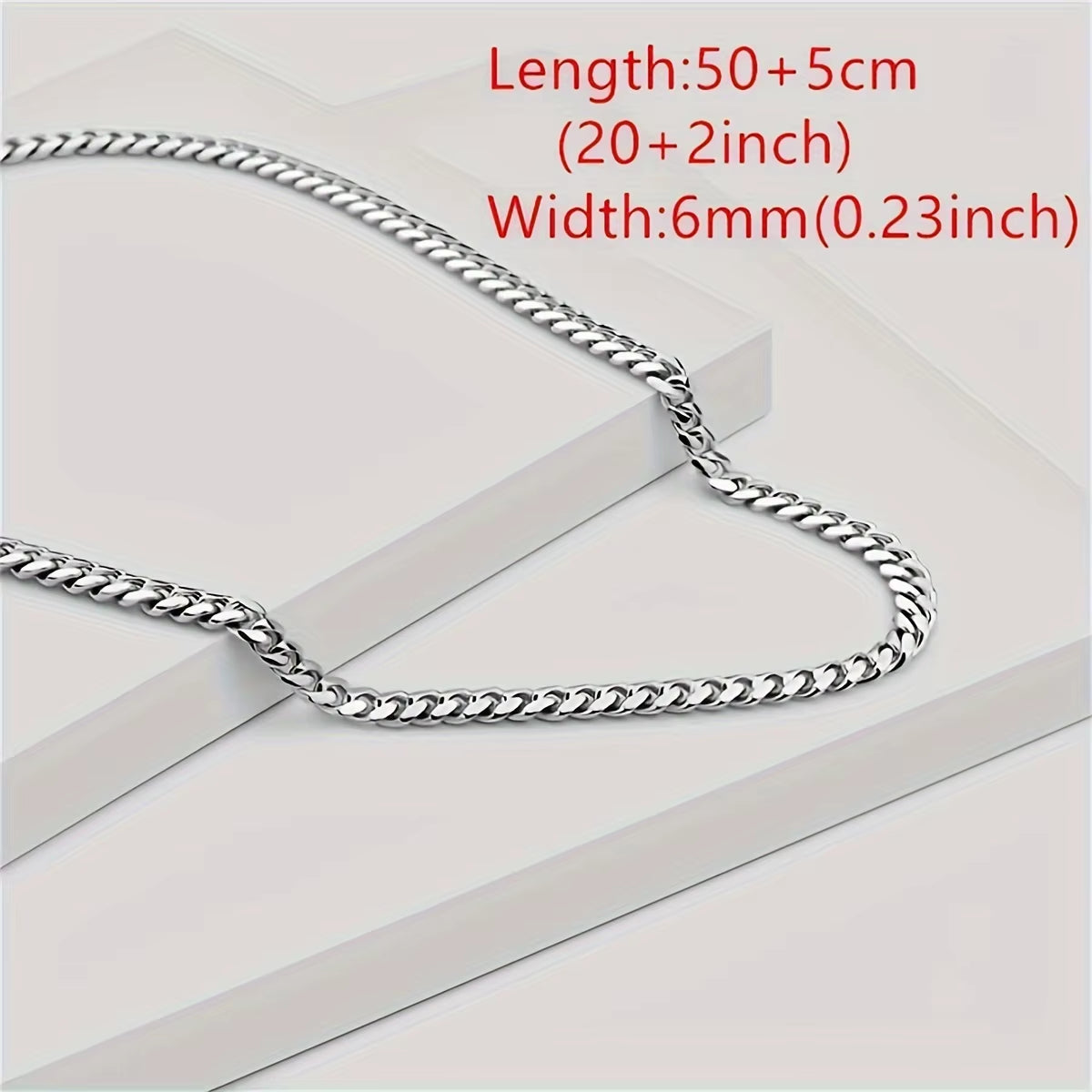 Cuban Chain Promise Necklace for Him – image 6