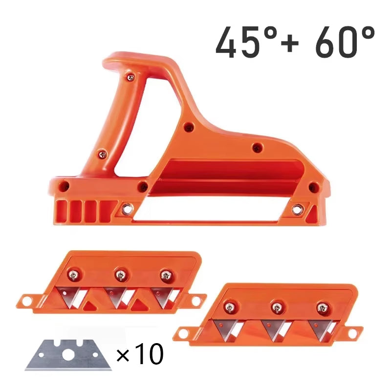 Drywall Edge Chamfer Plane - Plasterboard 45/60 Degree Hand Trimmer Tool