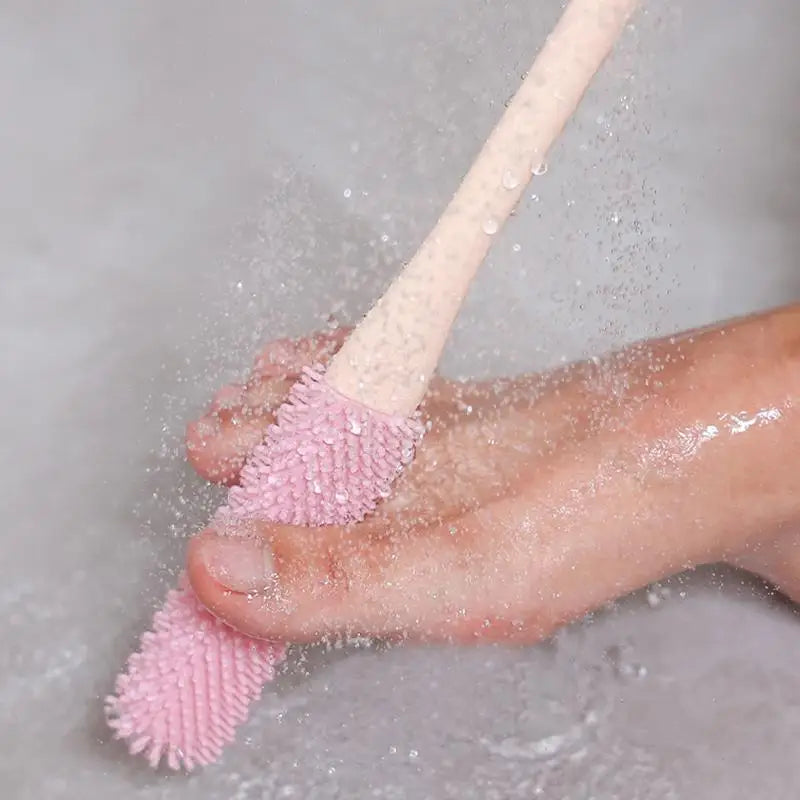 Silicone Nail & Foot Brush - Shower Fingernail Scrubber Cleaning Brush