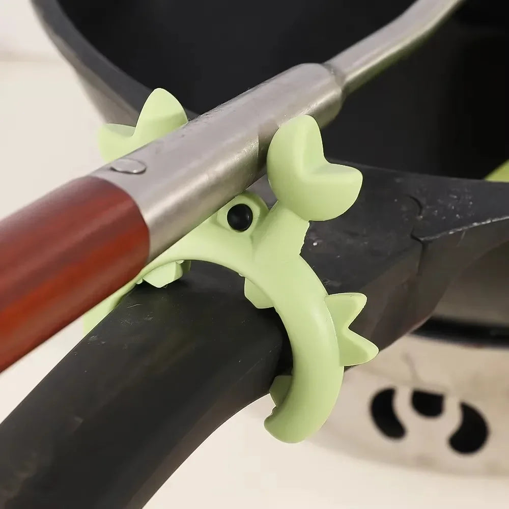 Crab Silicone Spoon Holder – Pot Clip & Spatula Rest – image 3