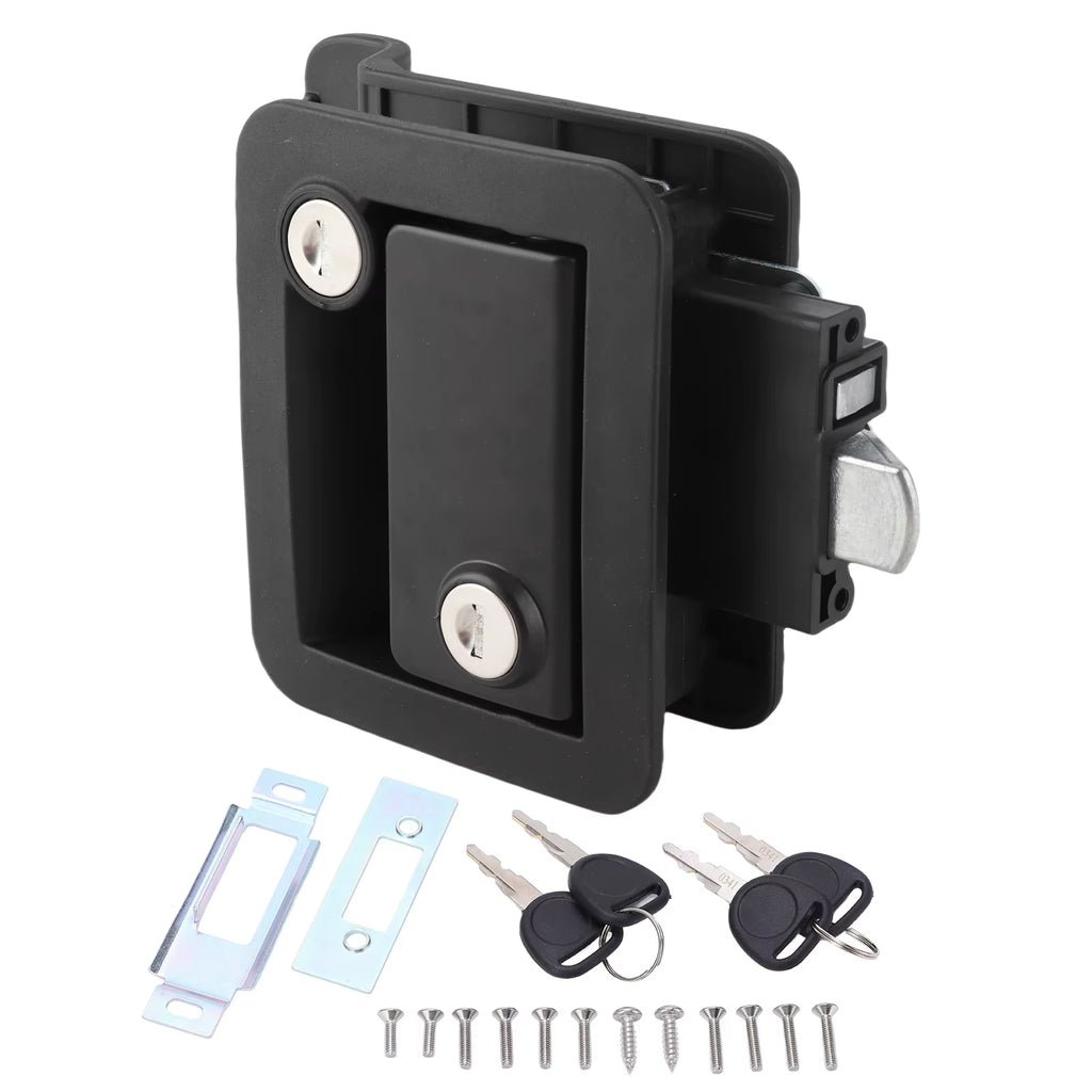 Trailer Door Latch Lock with Inside and Outside Handles