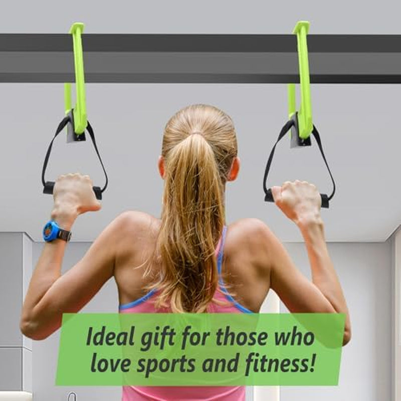 Doorway Pull Up Bar – Portable No-Screw Chin Up Bar, 220 lb – image 5