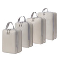 Packing Cubes 4-Piece Set, Compression Suitcase Organizer Bags