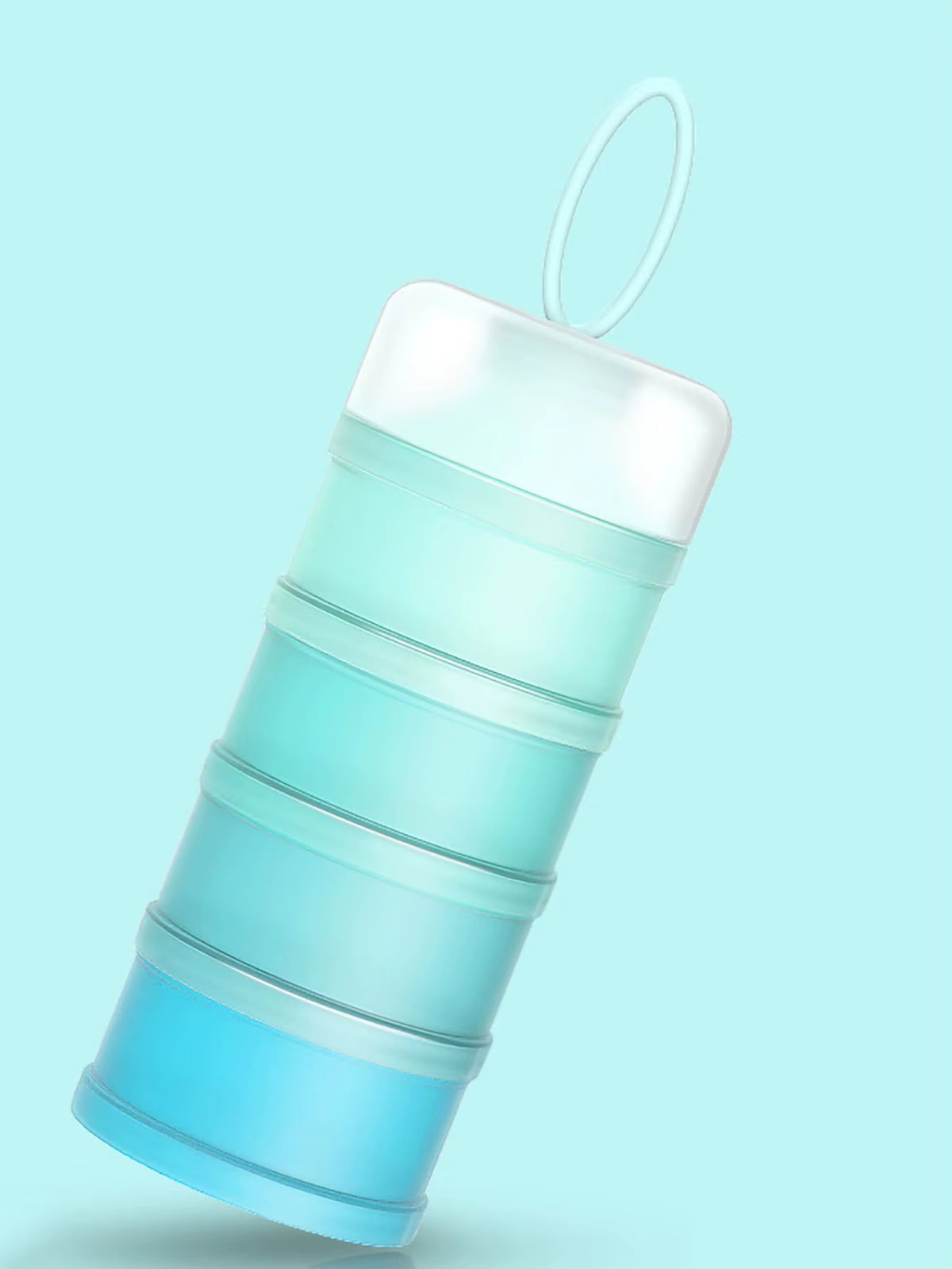 Portable Formula Dispenser Container, Stackable Milk Powder Box – image 3
