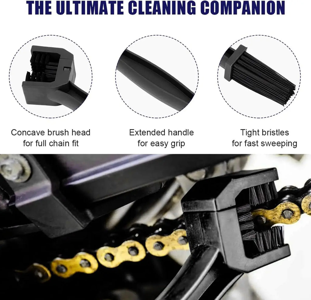 Chain Cleaner Brush - Bike & Motorcycle Chain Scrubber Tool – image 4