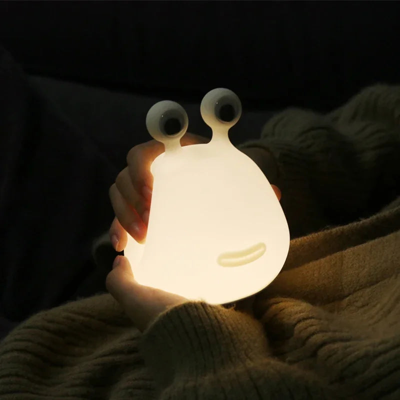 Slug Night Light - Silicone Touch LED Bedside Lamp