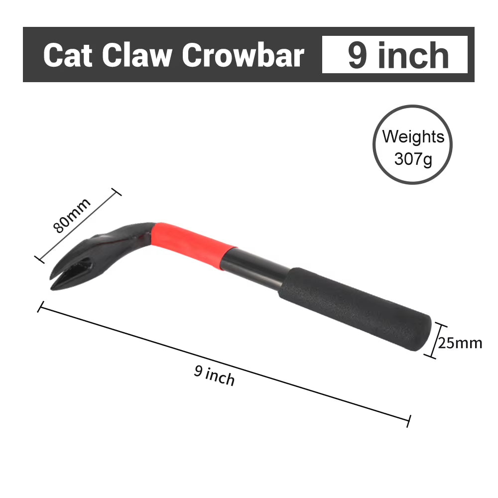 Oilfield Flat Pry Bar with Nail Puller Claw, High-Carbon Steel 12-15 in – image 10