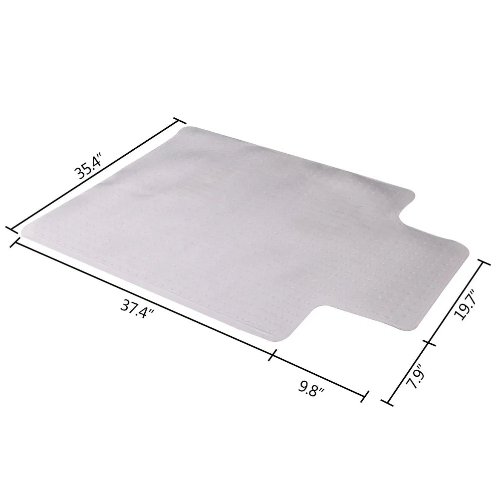 Clear PVC Office Chair Mat for Carpet, 47 x 35 Inch, Set of 2 – image 14