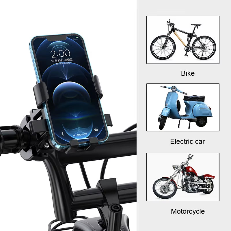 Bike Phone Mount - 360 Degree Rotating Handlebar Phone Holder – image 3