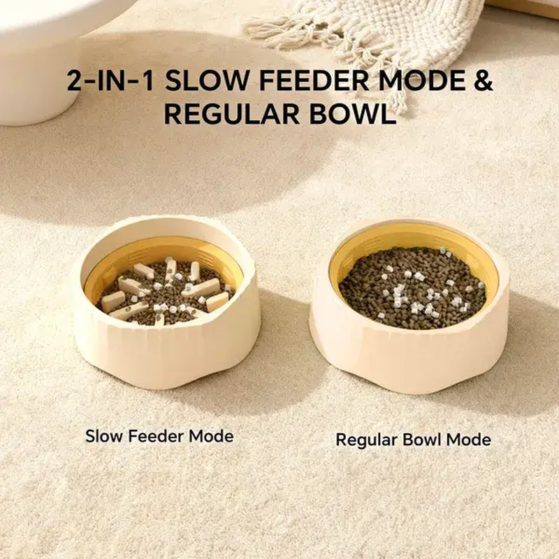 Cat Slow Feeder Bowl - 2-in-1 Switchable Slow and Regular Mode – image 7