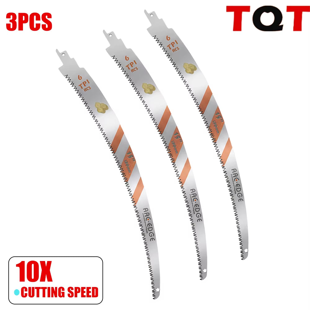 Construction & Landscaping Reciprocating Saw Pruning Blades, 6 TPI Arc Edge 3-Pack – image 9