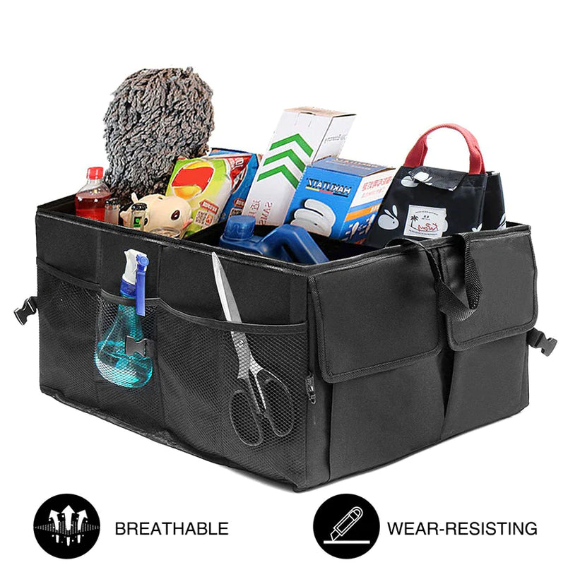Collapsible Trunk Organizer 40L, Oxford Fabric with Pockets – image 5