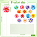 Flower Garden Stakes 14 Pcs – Colorful Yard and Planter Stakes