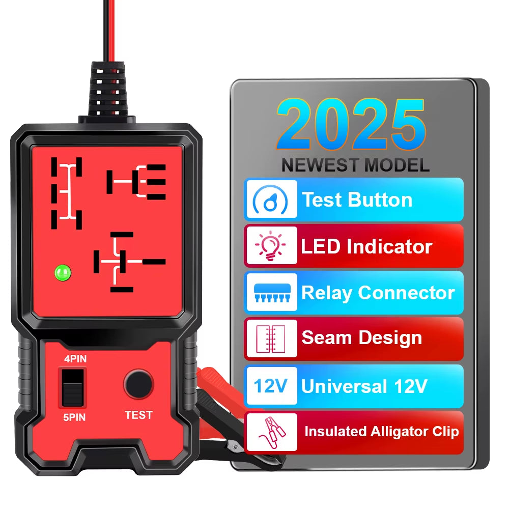Automotive Relay Tester 12V, Quick Pass/Fail Circuit Checker Tool – image 2