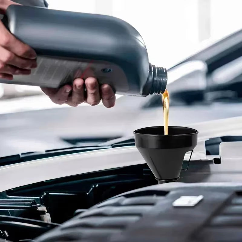 Oil Funnel with Flexible Spout & Filter Spill-Proof for Cars – image 4
