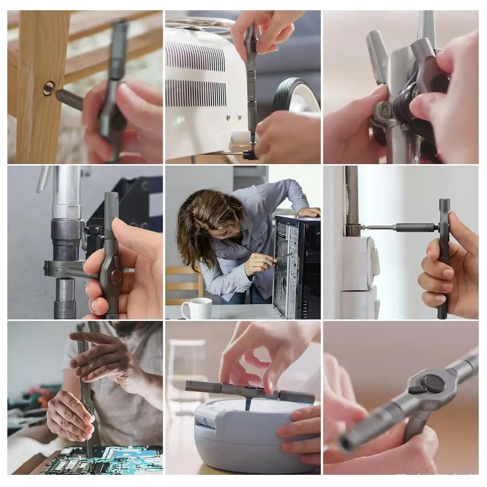 Magnetic Ratchet Screwdriver Set with T-Handle – image 6