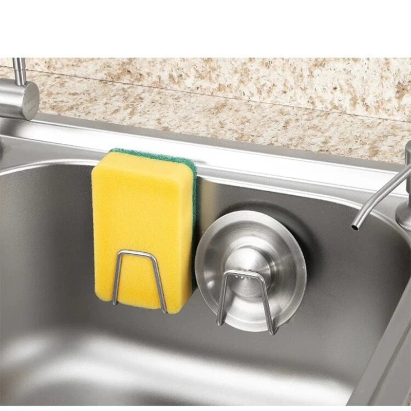 Stainless Steel Sink Caddy Sponge Holder – image 5