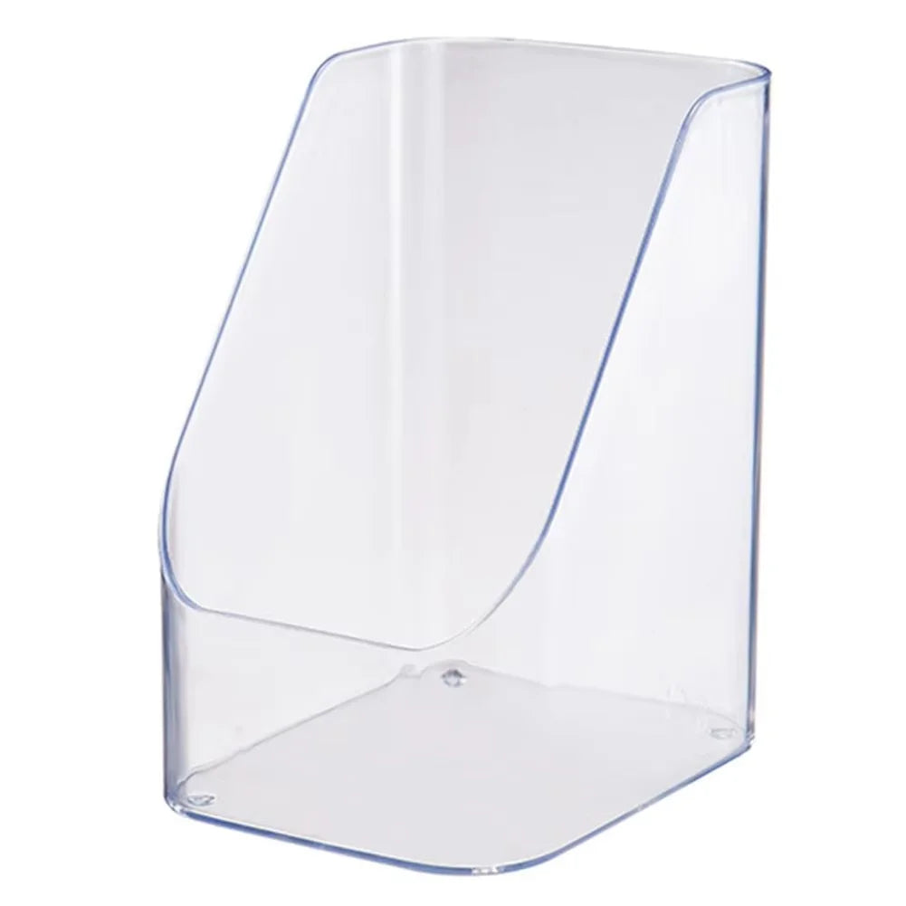 Fridge Organizer Bin – Clear Slanted Storage Box – image 10