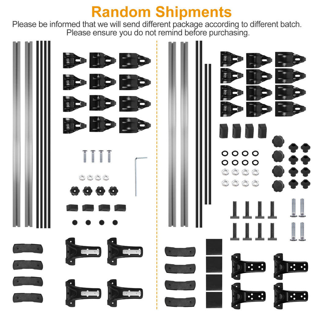 Roof Rack Cross Bars 47 in, Universal Aluminum for Bare Roofs – image 5