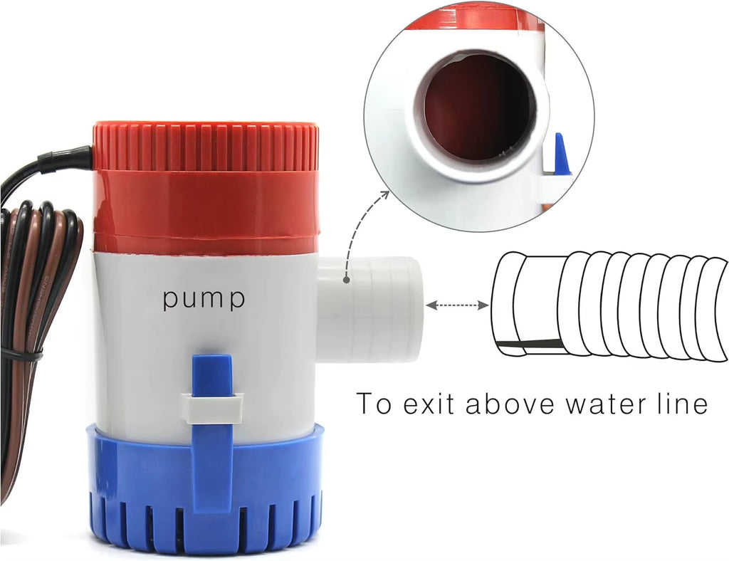 1100 GPH 12V Submersible Bilge Pump for Boats – image 4