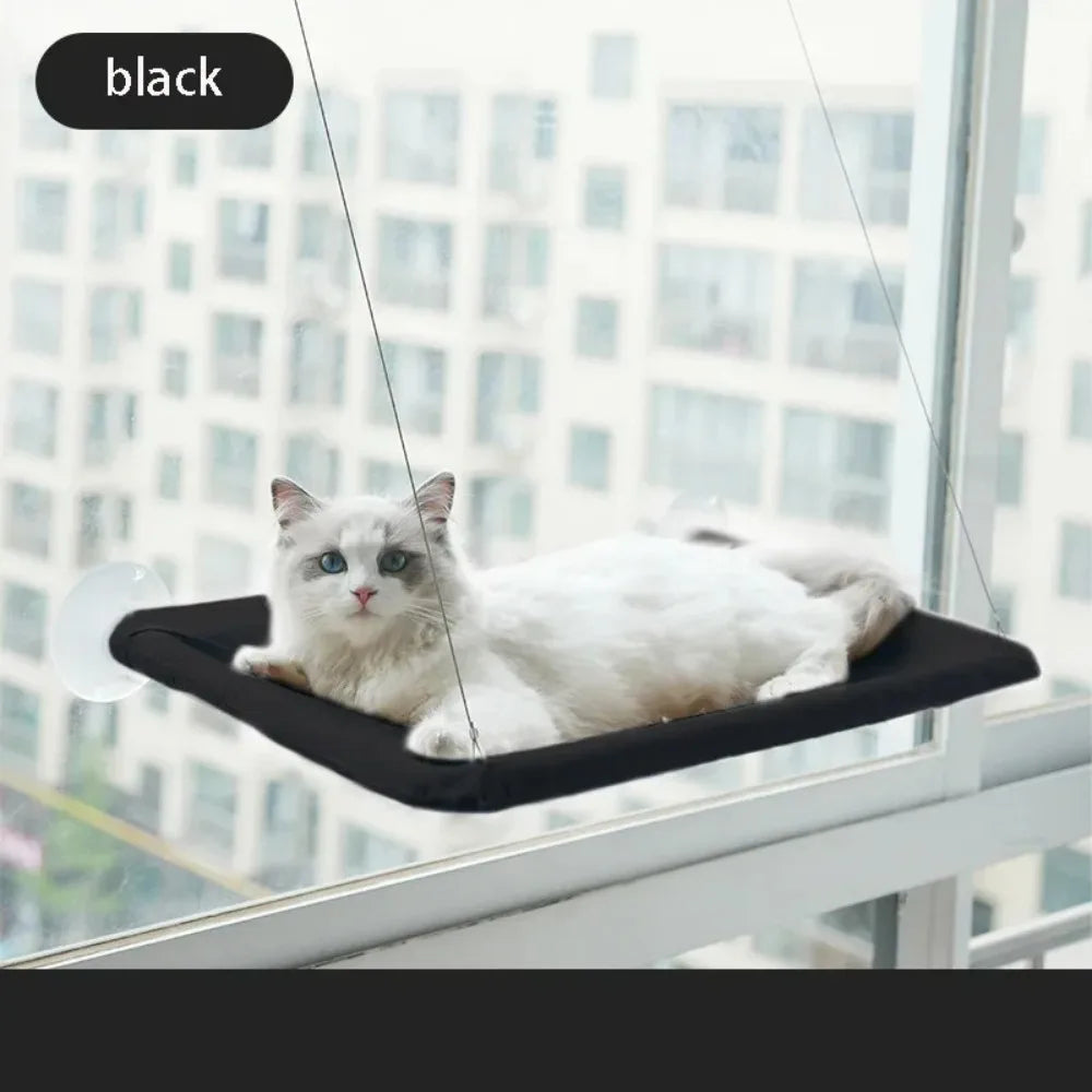 Cat Window Hammock - Suction Cup Perch Holds 40 lbs, Washable – image 7