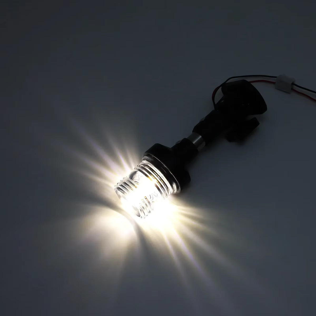 Fold Down LED Anchor Light for Boats, 12-24V, 6 to 12 Inch Pole – image 6