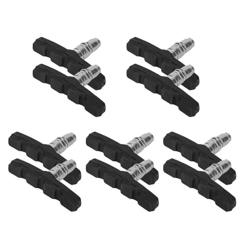 V-Brake Bike Brake Pads - 5 Pairs 70 mm Bicycle Brake Blocks – image 2