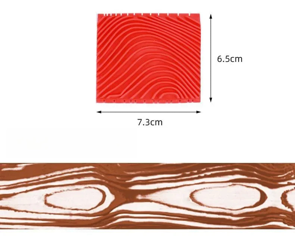Wood Grain Texture Roller - Wall Painting Embossing Tool