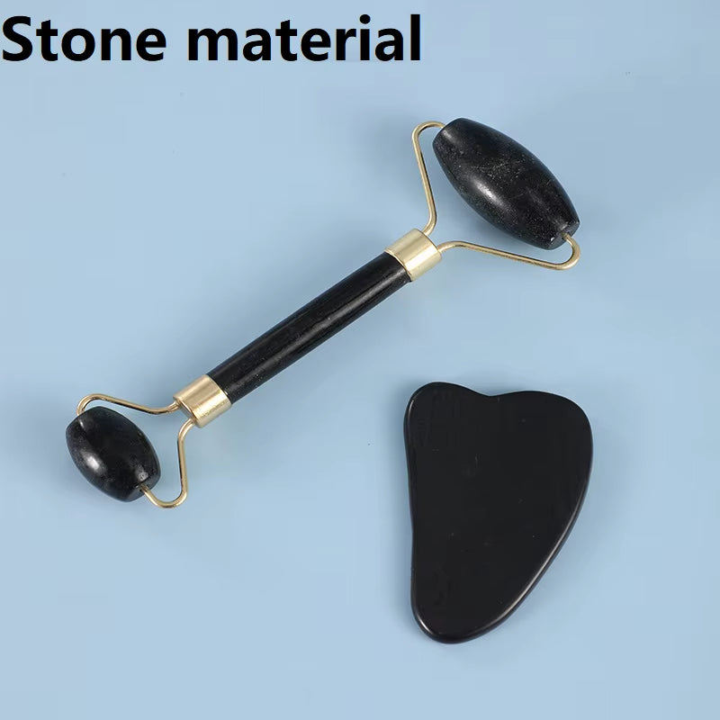 Gua Sha Stone Set - 2-Piece Facial Massage Tool – image 9