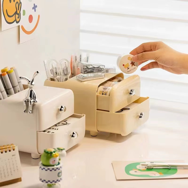 Bunny Desk Drawer Organizer with Pen Holder – image 2