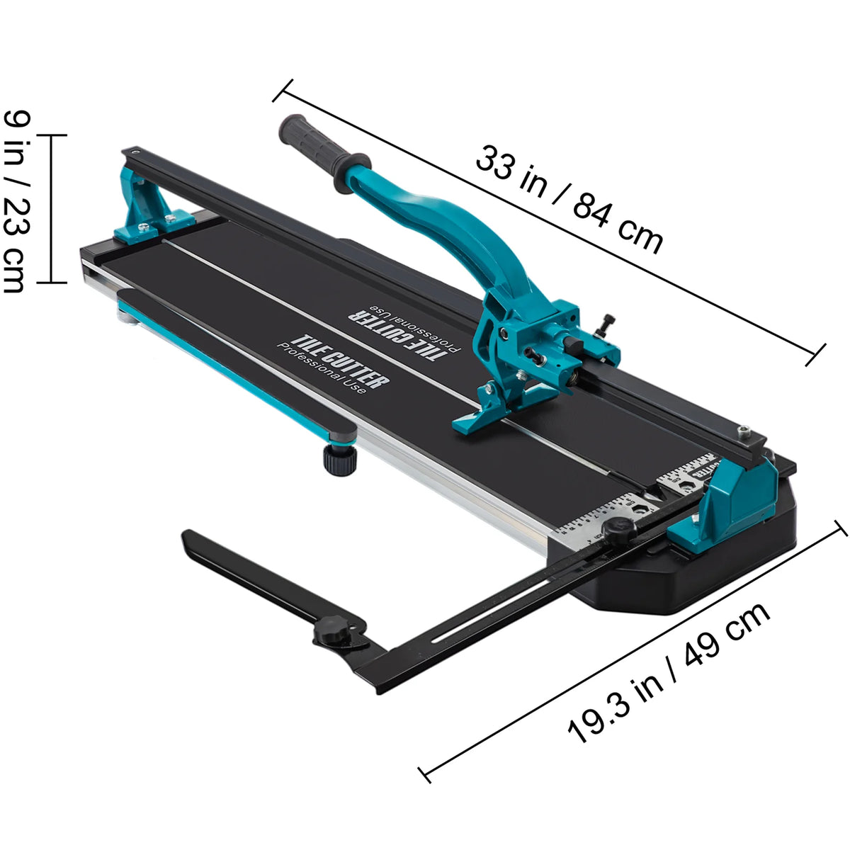 Manual Tile Cutter 31 in, Laser Guide Single Rail Cutter – image 8