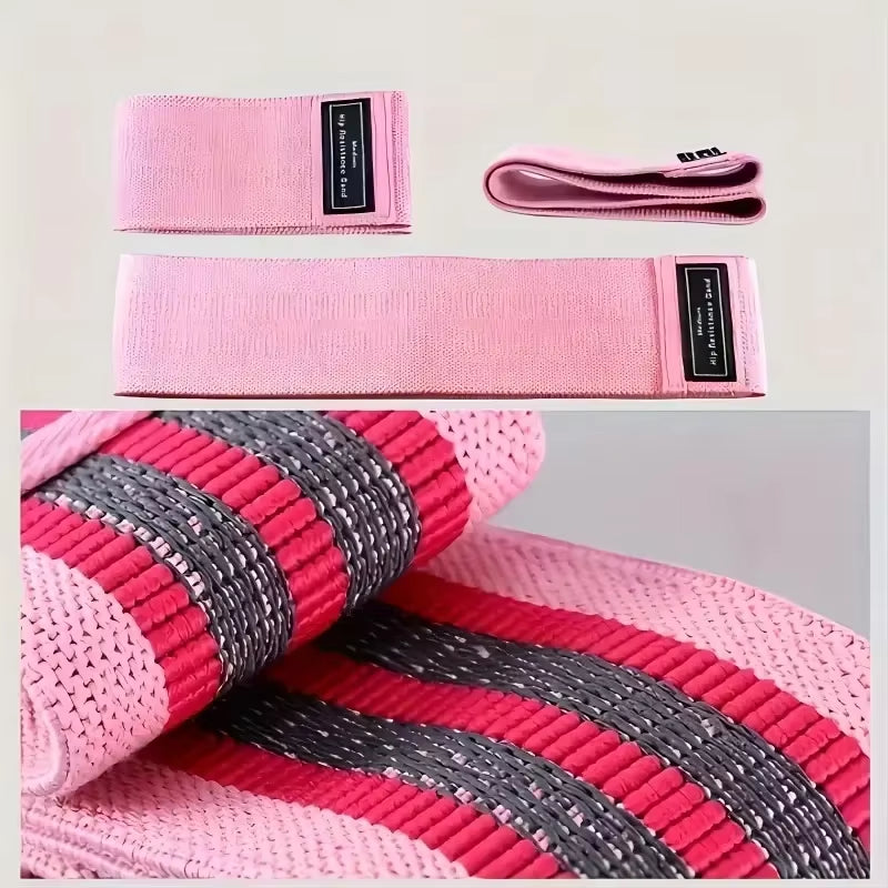 Fabric Resistance Bands Non-Slip Hip and Glute Loop Bands – image 5