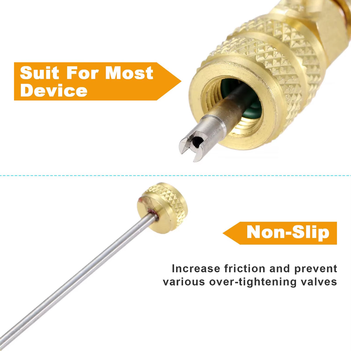 HVAC Valve Core Remover Installer – 1/4 and 5/16 in Ports