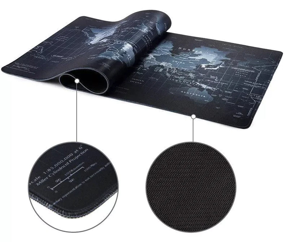 Extended Mouse Pad – 31 x 12 in Desk Mat, Stitched Edge – image 4