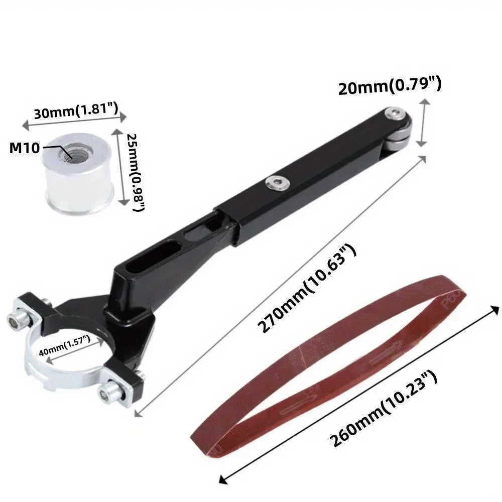 Welding Angle Grinder Belt Sander Adapter, M10, 20 x 520 mm Belt – image 7