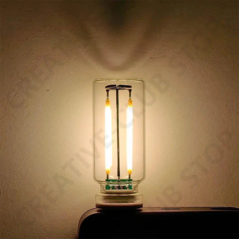 Retro Edison Bulb Night Light – USB Touch Dimming Lamp – image 13