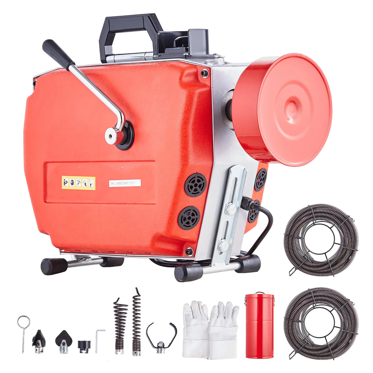 Drain Cleaner Machine – 120 ft x 7/8 in Electric Sewer Snake, 420W – image 9
