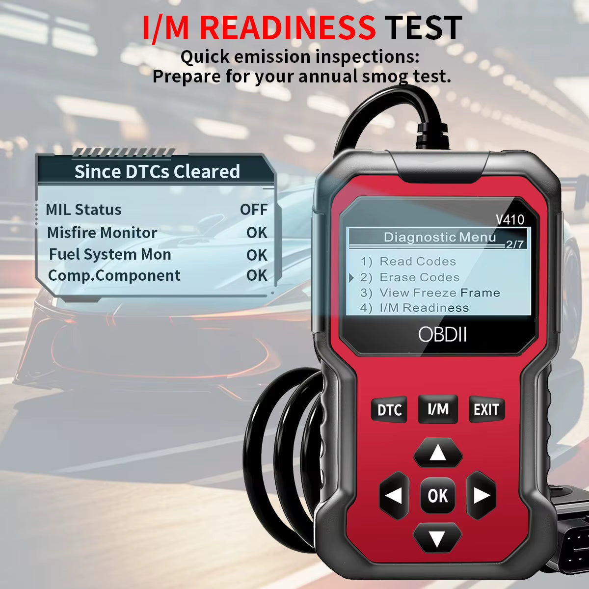 OBD2 Scanner V410 – Code Reader with Live Data and Voltage Test – image 5