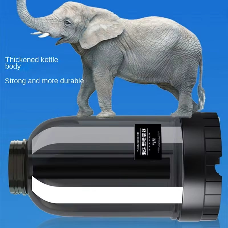 Hand Pump Foam Sprayer 2L, Car Wash Snow Foam Bottle with 3 Nozzles – image 7