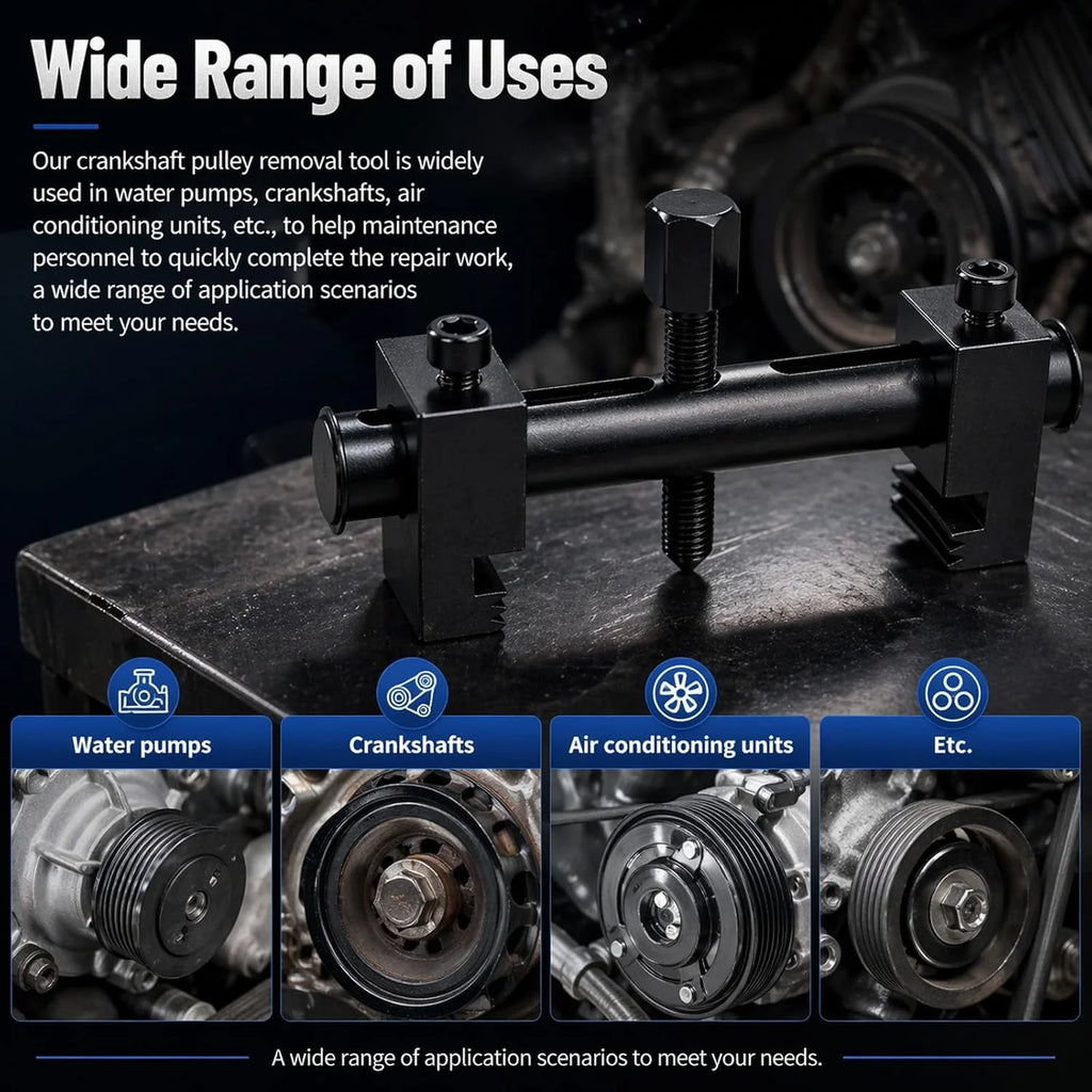 Pulley Puller Tool Kit Adjustable 40-160mm with Hex Key – image 6