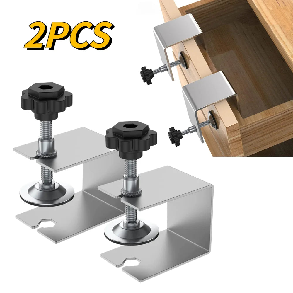 Drawer Front Installation Clamps - Cabinet Panel Mounting Jig – image 2