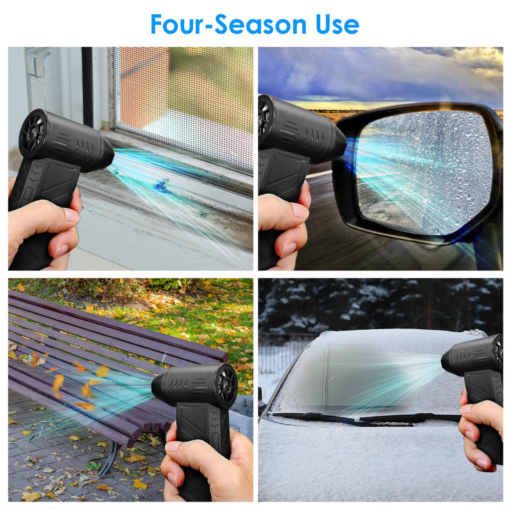 Cordless Electric Air Duster, 150000 RPM, 4 Speeds