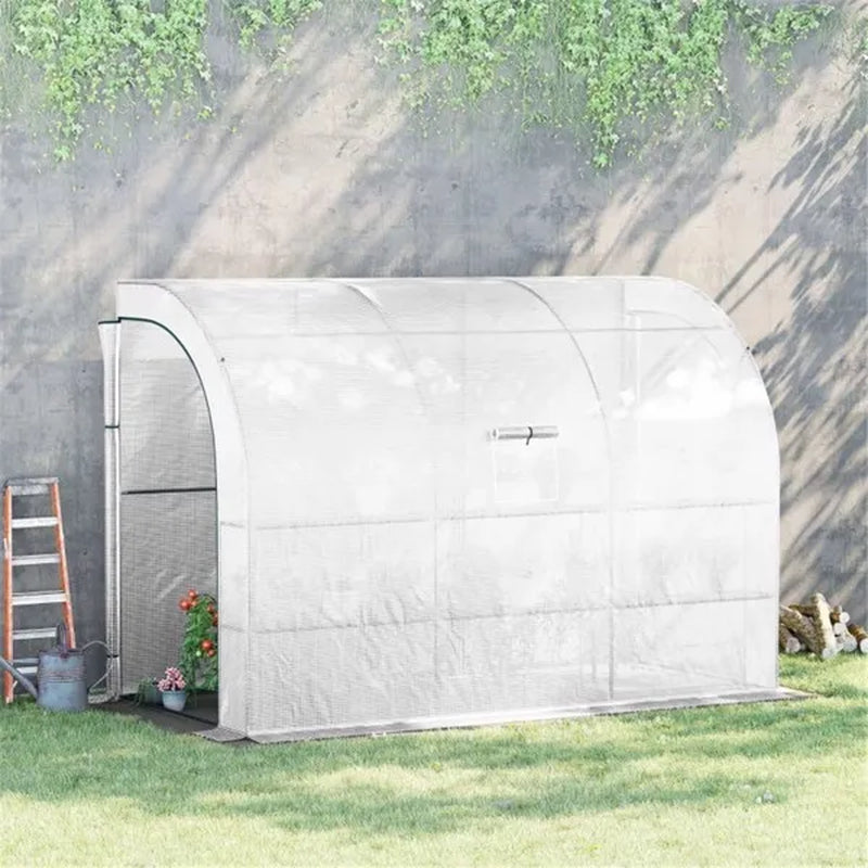 Walk-In Greenhouse 10 x 5 ft with 3-Tier Shelves and 2 Doors – image 3