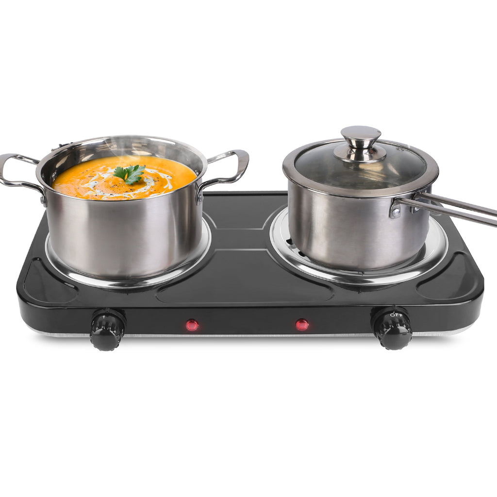 Electric Double Burner Hot Plate, 2000W Portable Countertop Stove – image 19