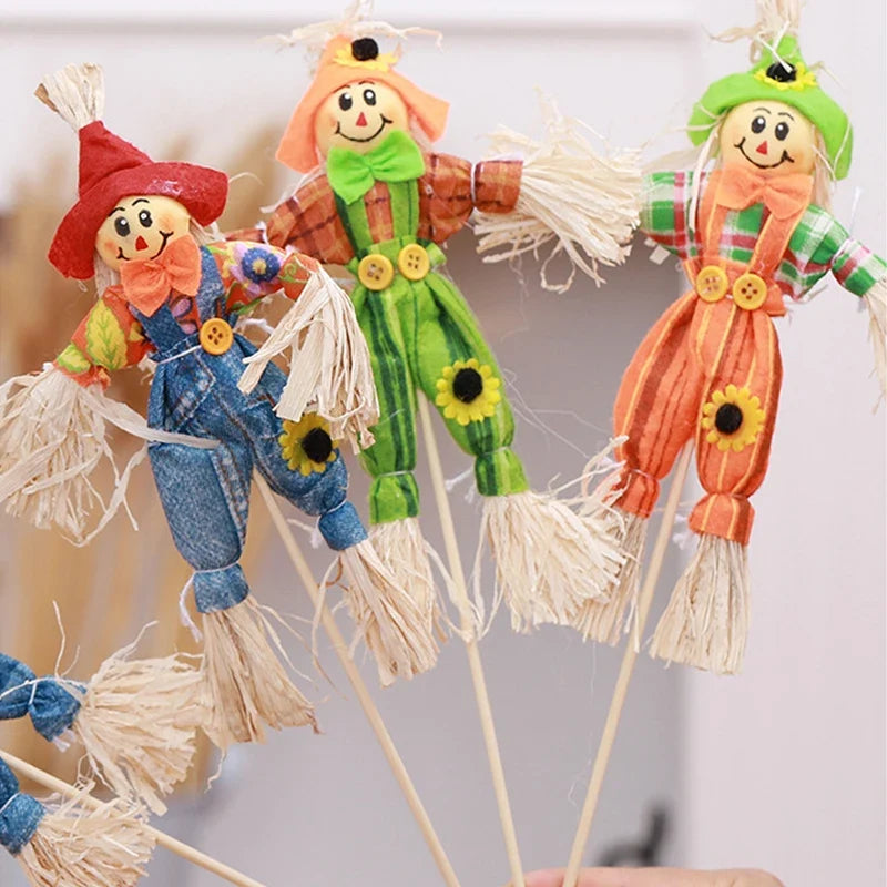 Scarecrow Decoration – Small Autumn Harvest Figure for Fall Decor – image 3