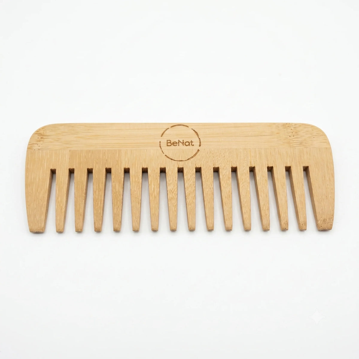 Bamboo Hair Comb – Natural Wooden Detangling Comb – image 7