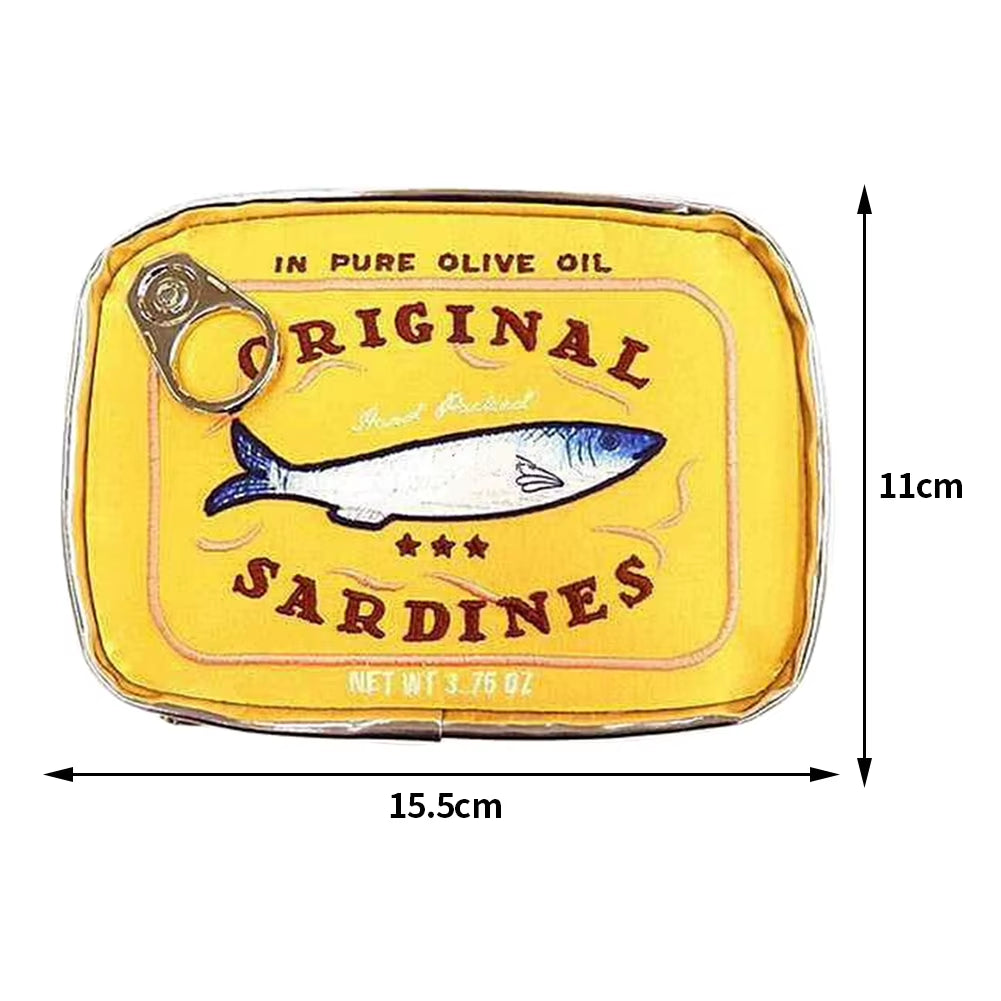 Sardine Can Cosmetic Bag - Fun Travel Toiletry Pouch – image 6