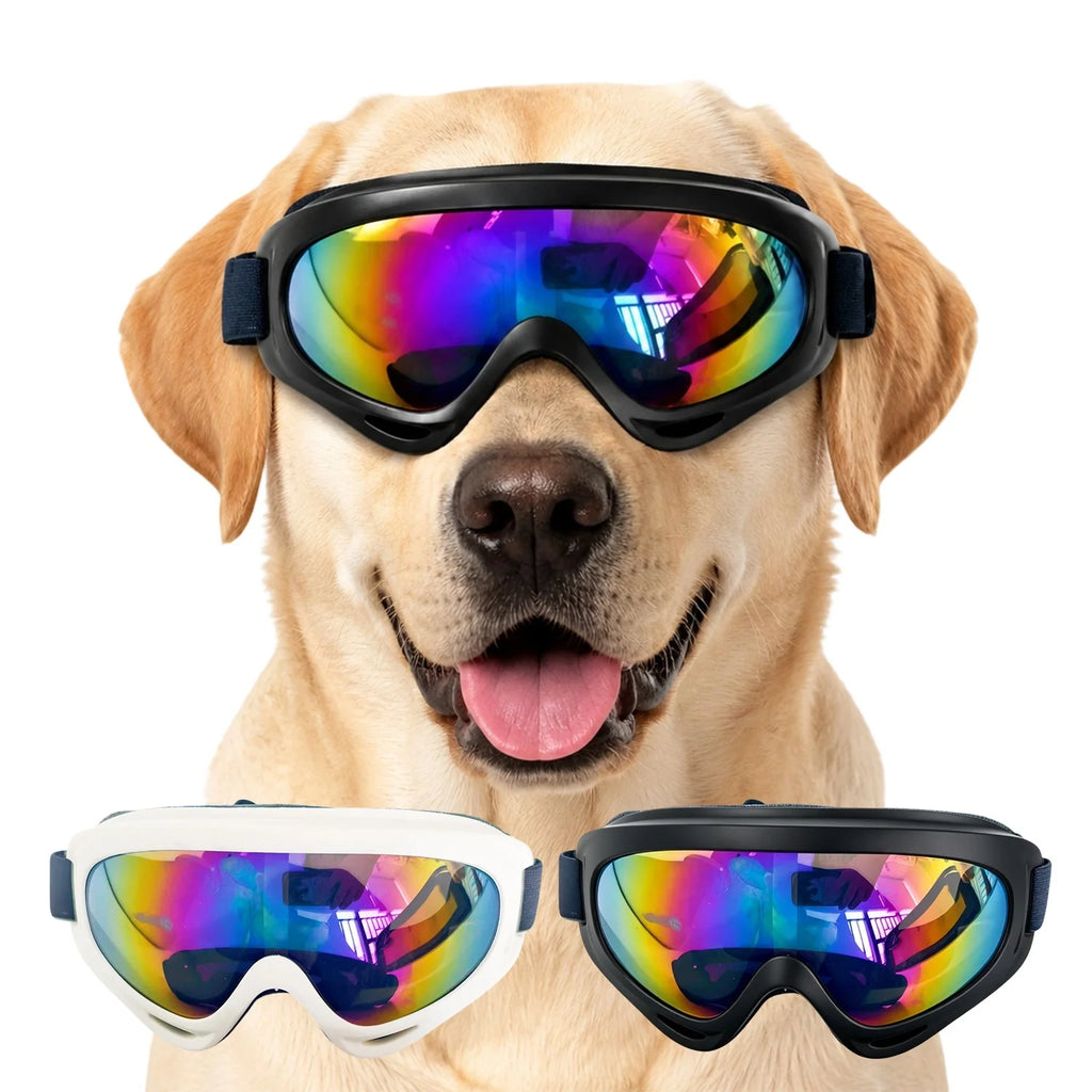 Dog Sunglasses - Adjustable Pet Goggles for Small and Medium Dogs