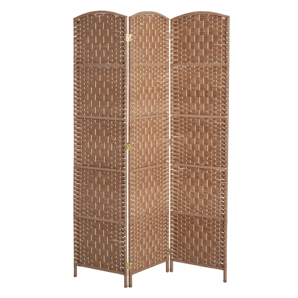 6 Ft Wicker Weave 3-Panel Folding Privacy Screen – image 8