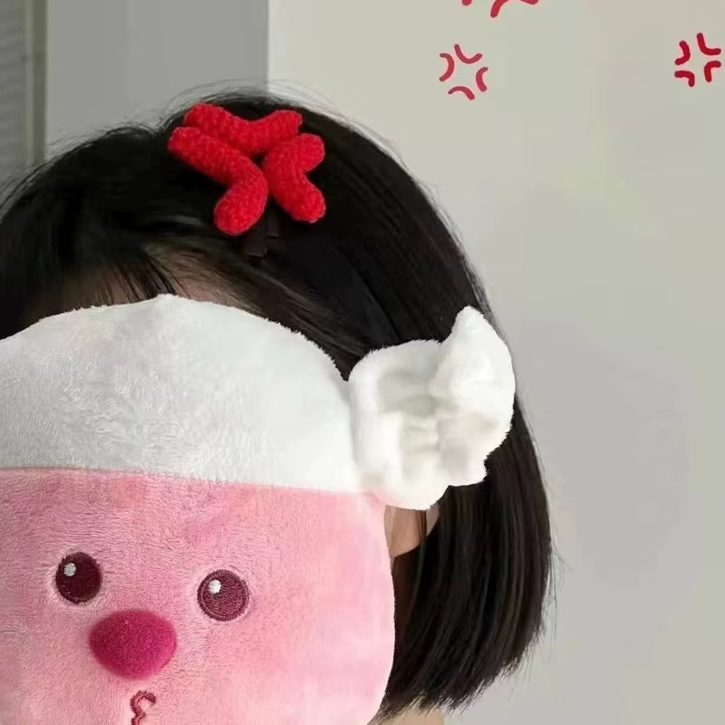 Crochet Hair Clip - Novelty Angry-Face Duckbill Clip – image 3